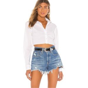 Levi's 501 Blue Denim shorts medium wash
